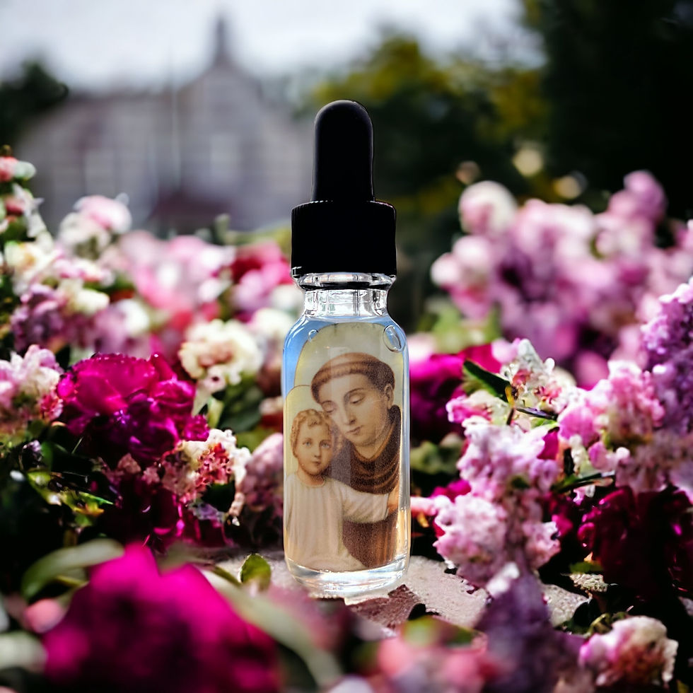 Saint Anthony Oil- Saint of Lost Things, Miracle Worker, Impossible Causes