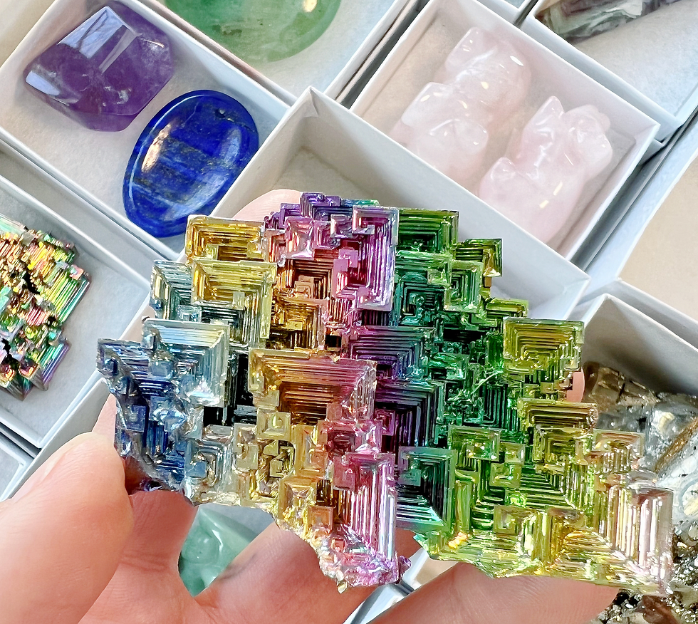 Thumbnail: Bismuth Crystal - Stimulates Energy, Vitality and Can Help you Achieve your Goal