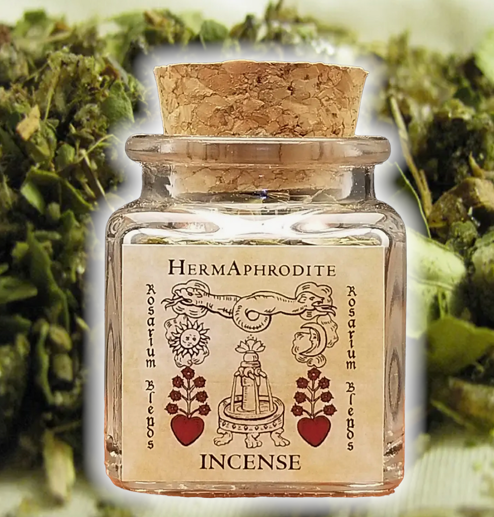Hermaphrodite Ritual Incense - By Rosarium Blends - Aphrodisiac