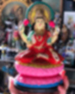Large Laxmi Goddess of Fortune Statuette- Changes Money Related Problems