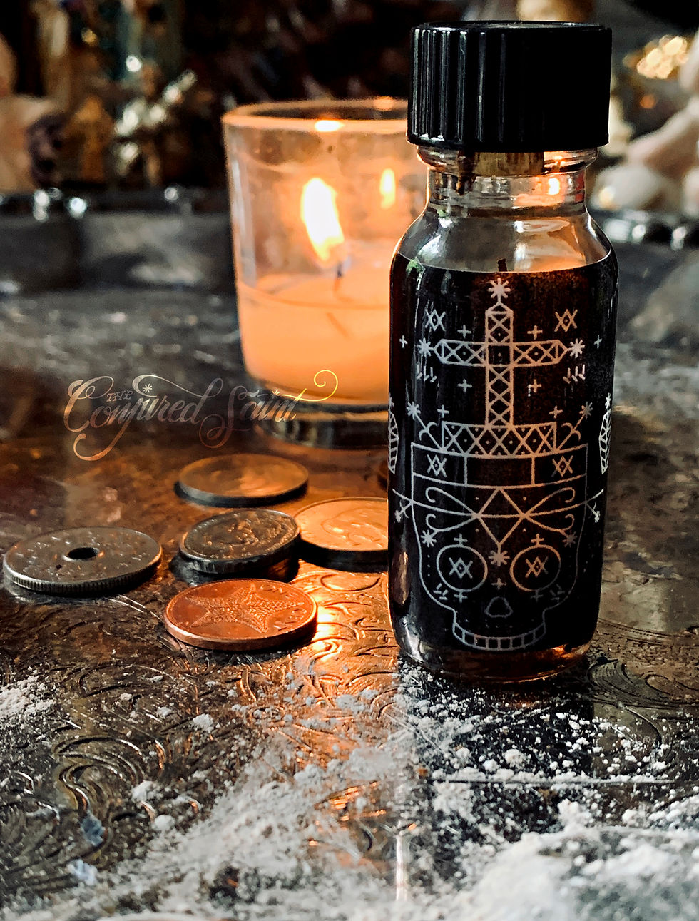 Baron Samedi Oil- Loa of Protection, Victory, Fast Money, Court, Cemeteries