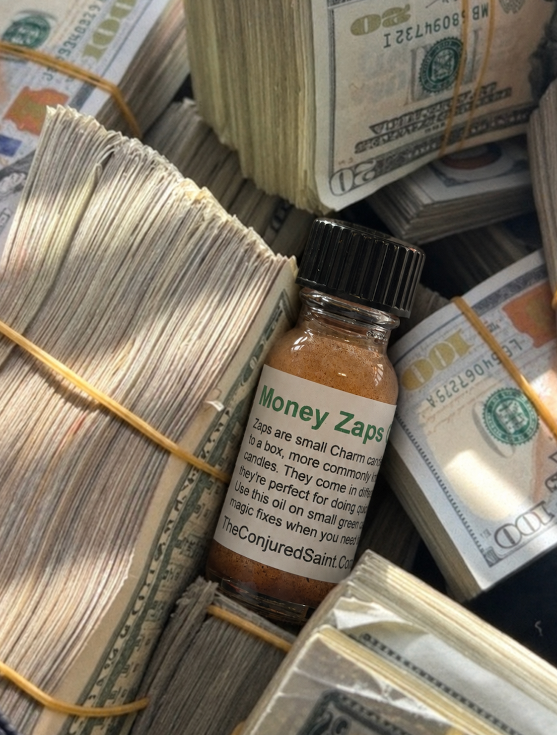 Money Zaps Oil - For Fast Acting Money Spells, Speed, Money, Pay Me Now!
