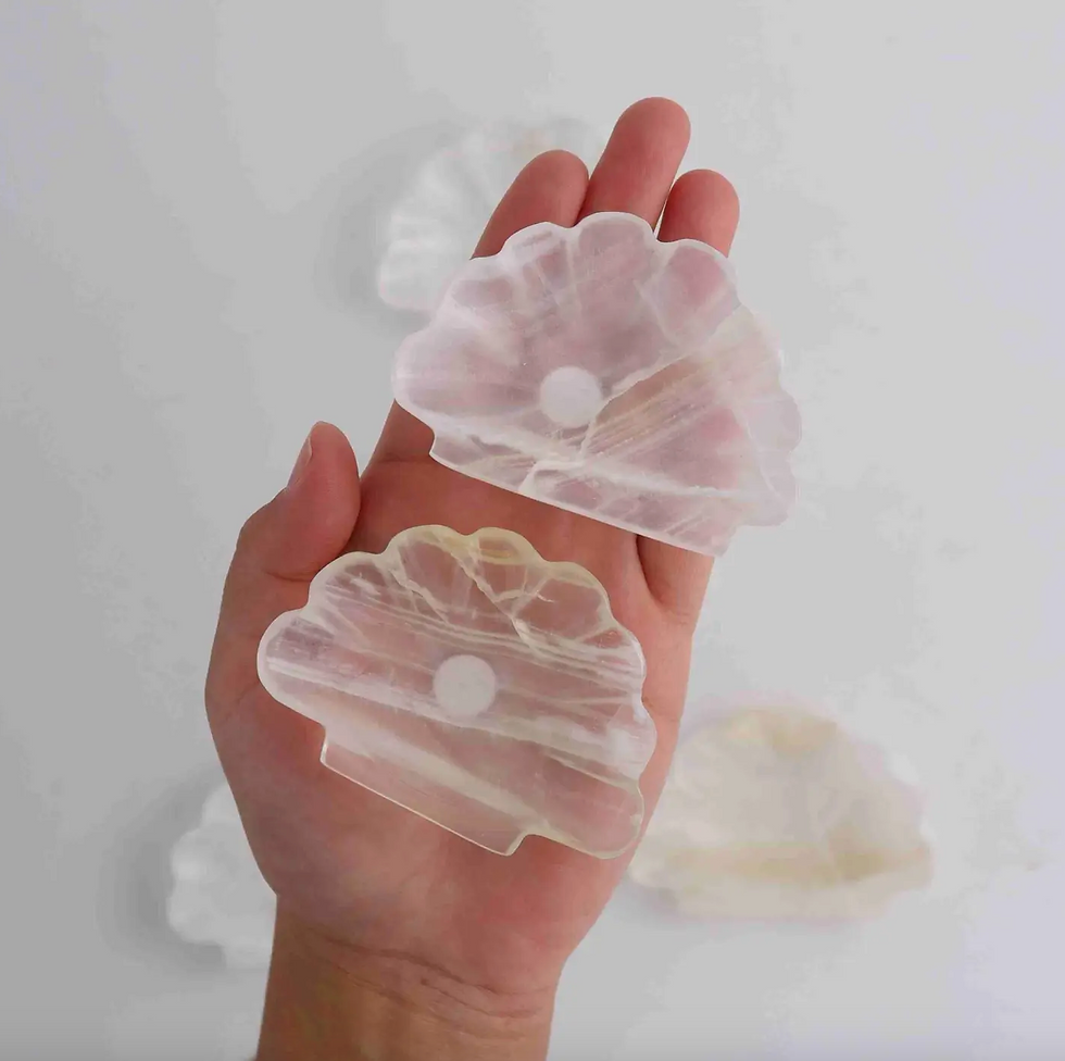 Thumbnail: Onyx Shell Trinket Dish - Powerful Vibrations of Protection, Willpower, Etc