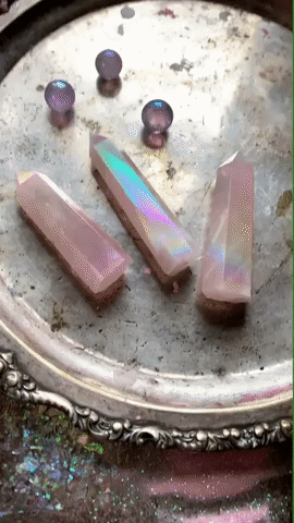 Thumbnail: Angel Aura Rose Quartz Crystal Tower- Love • Aura Cleansing • Romance