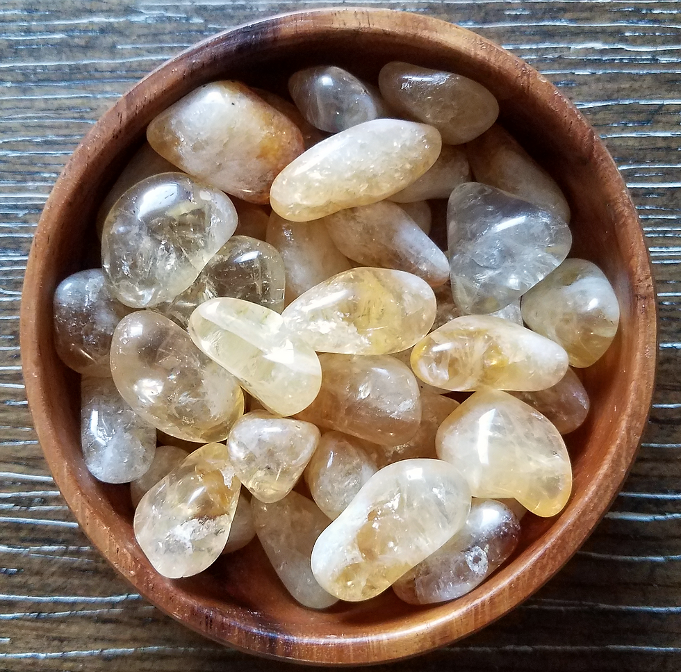 Thumbnail: Citrine Tumbled Gemstone- Success, Business, Prosperity, Luck, Healing, Clearing