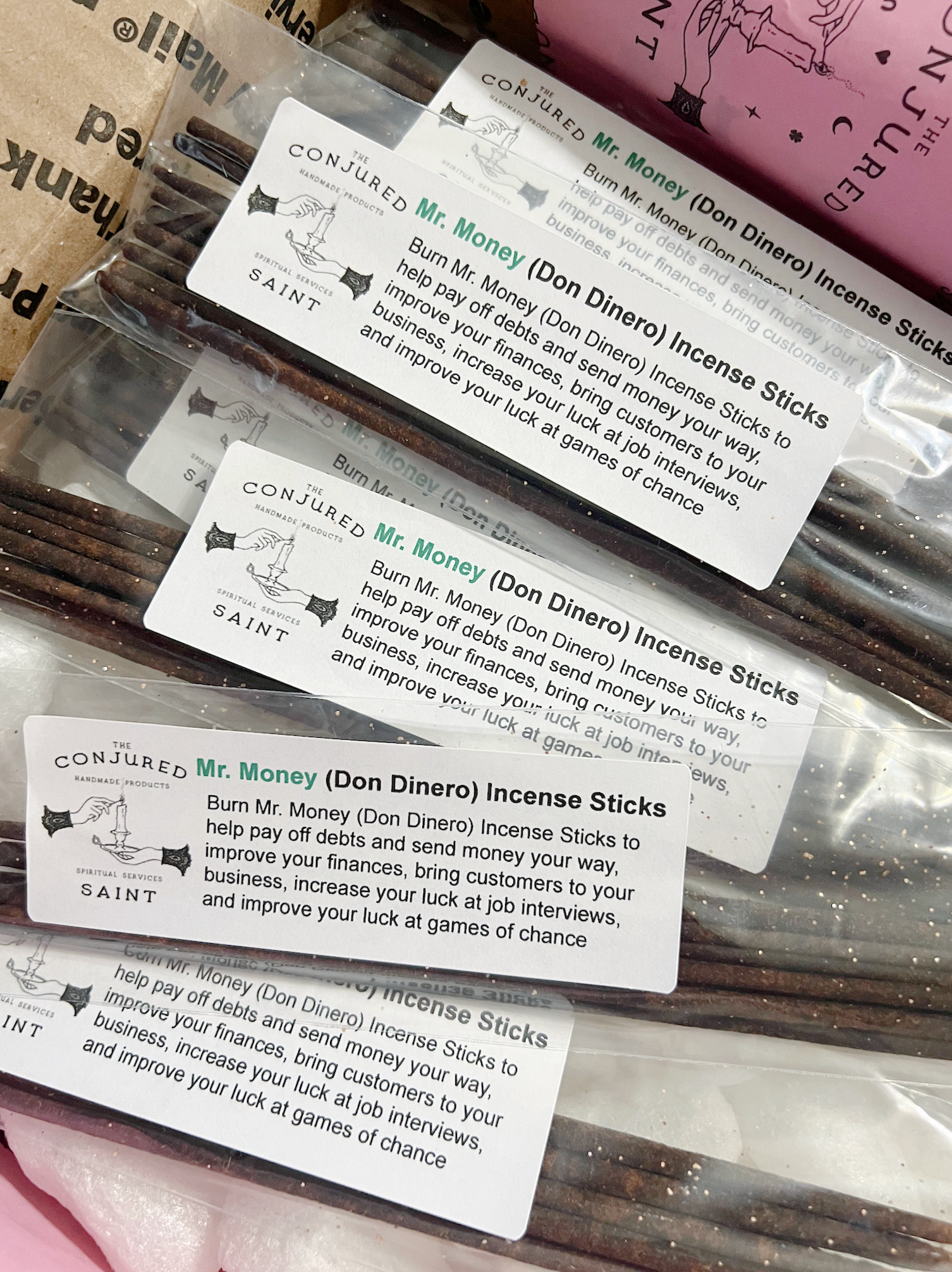 Mr. Money (Don Dinero) Incense Sticks - Pay Off Debts, Improve Your Finances