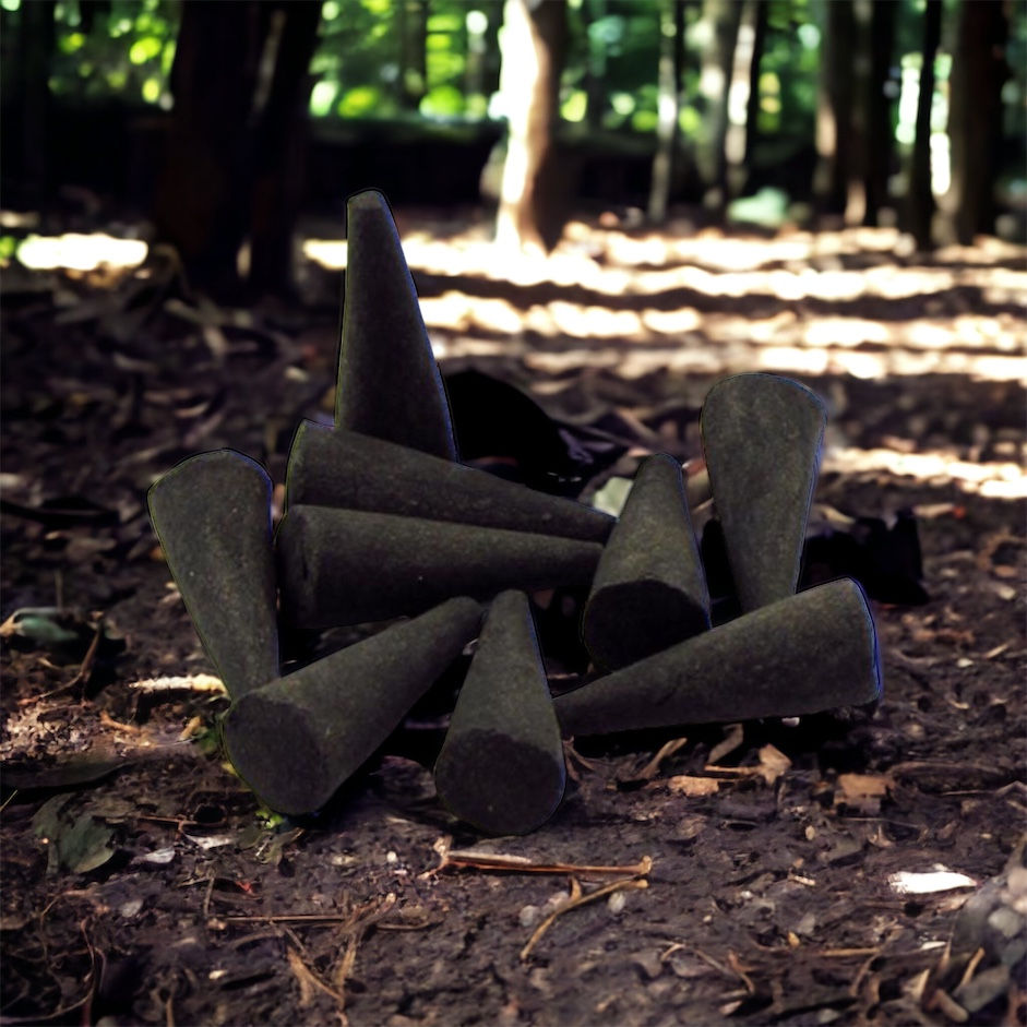 Nine Sacred Woods Incense Cones - Purity, Fairy Magic, Desire, Money, Love, Etc