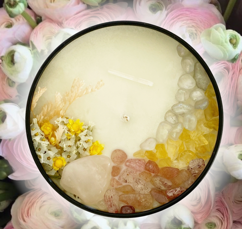 Freya Ritual Crystal Candle- Fertility, Love and Prosperity Work ...