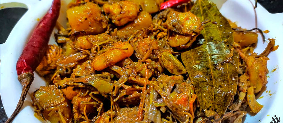 মোচা - চিংড়ি