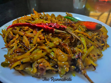 লাউর - খোসা - ভাজা