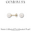 Thumbnail: 9mm Cultured Freshwater White Pearl Stud Earrings