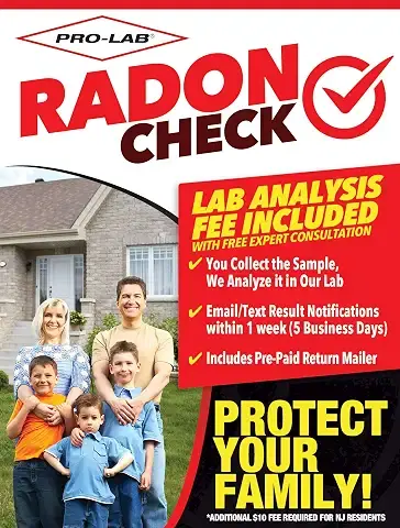 PRO LAB Radon Gas Test Kit