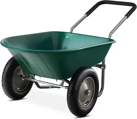 Best Choice Products Dual Wheel Wheelbarrow
