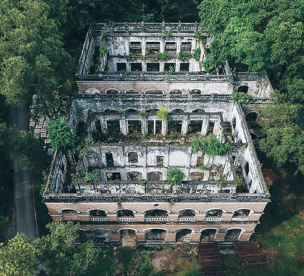 C. Existing building Ariel View