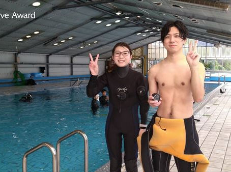 オープンウォータープール講習　ｉｎ　ペガサス乗馬クラブプール