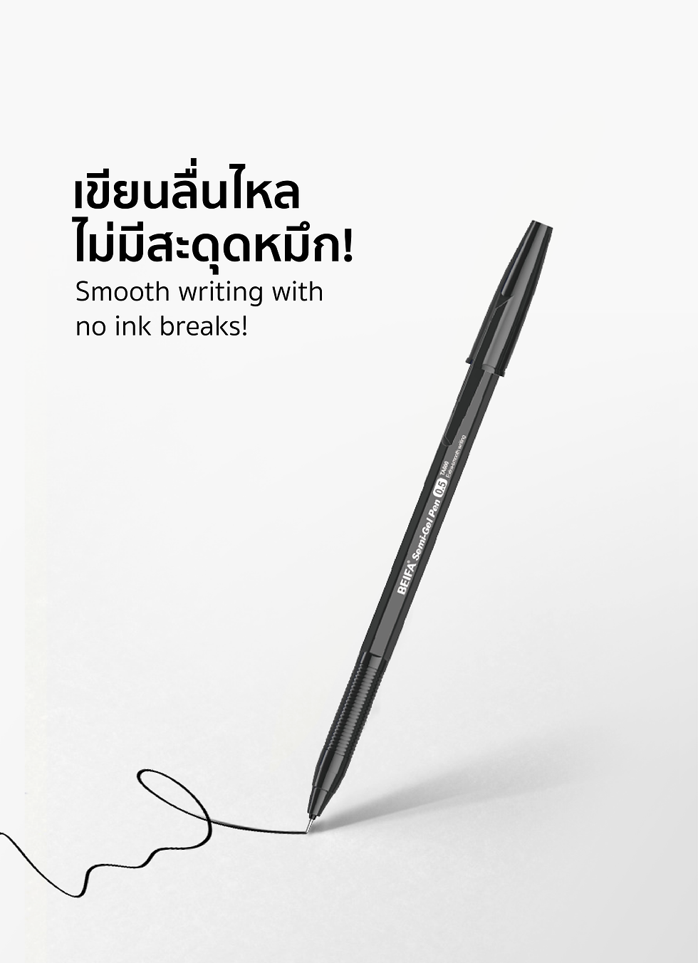 ภาพขนาดย่อ: TA600 #10ชิ้น/แพ็ค ,สีดำ/สีน้ำเงิน/สีแดง