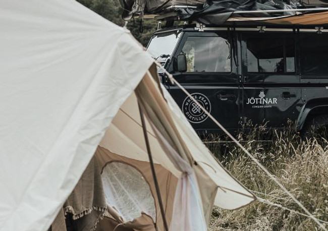 luxury camp set up
