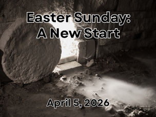 The stone rolled away from the tomb, symbolizing the resurrection of Jesus.