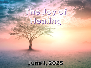 The joy of healing