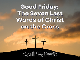The Seven Last Words of Christ on the Cross