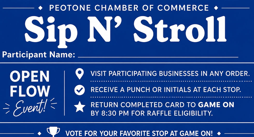 Business Registration - Sip N Stroll 2026
