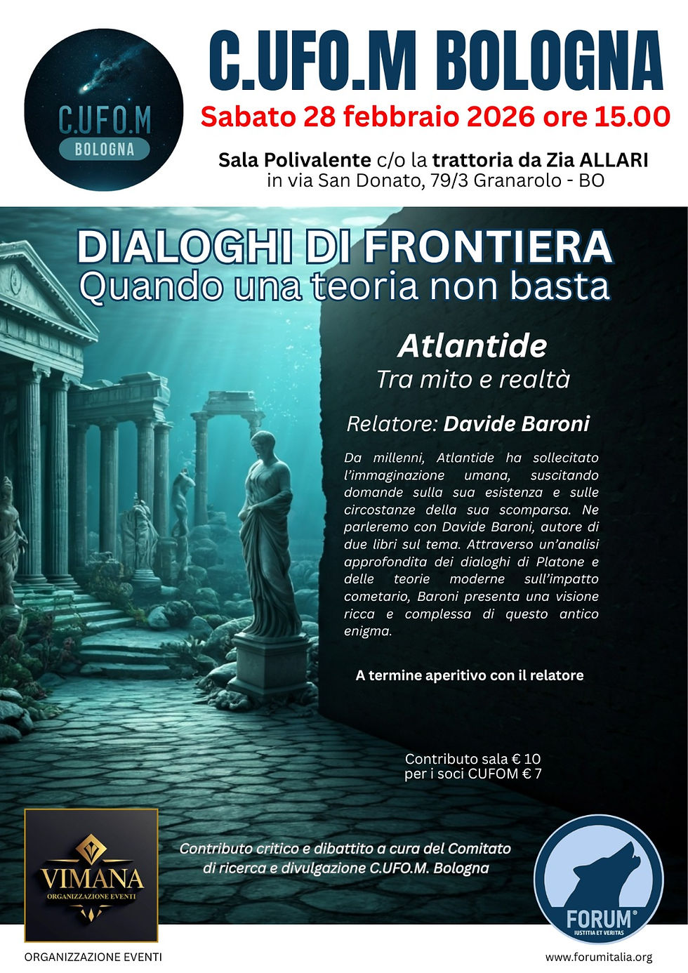 Dialoghi di frontiera - “Atlantide” – Tra mito e realtà