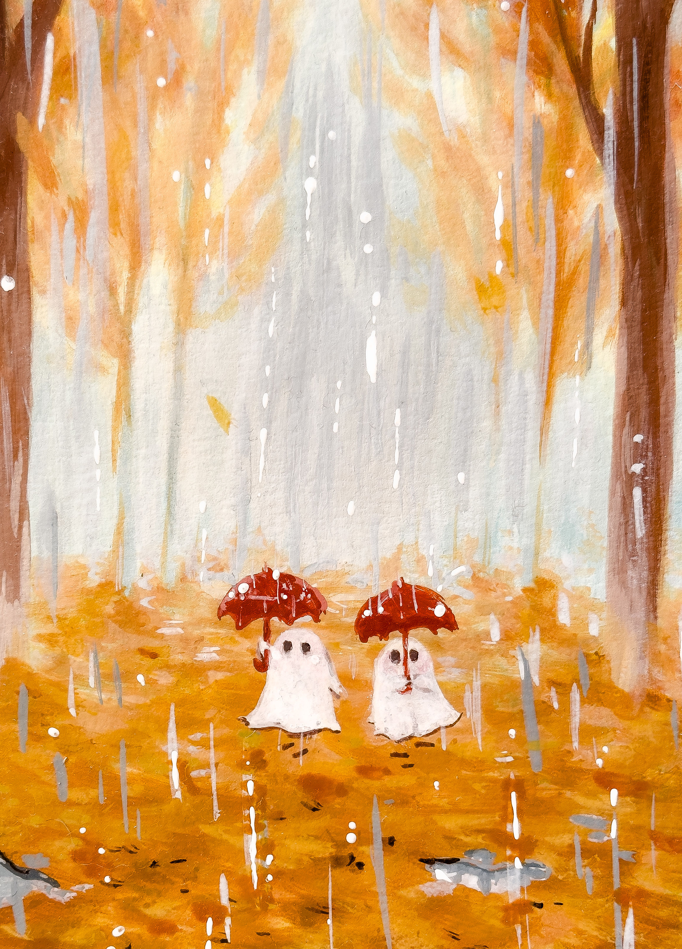 Original Painting - Ghosts in September