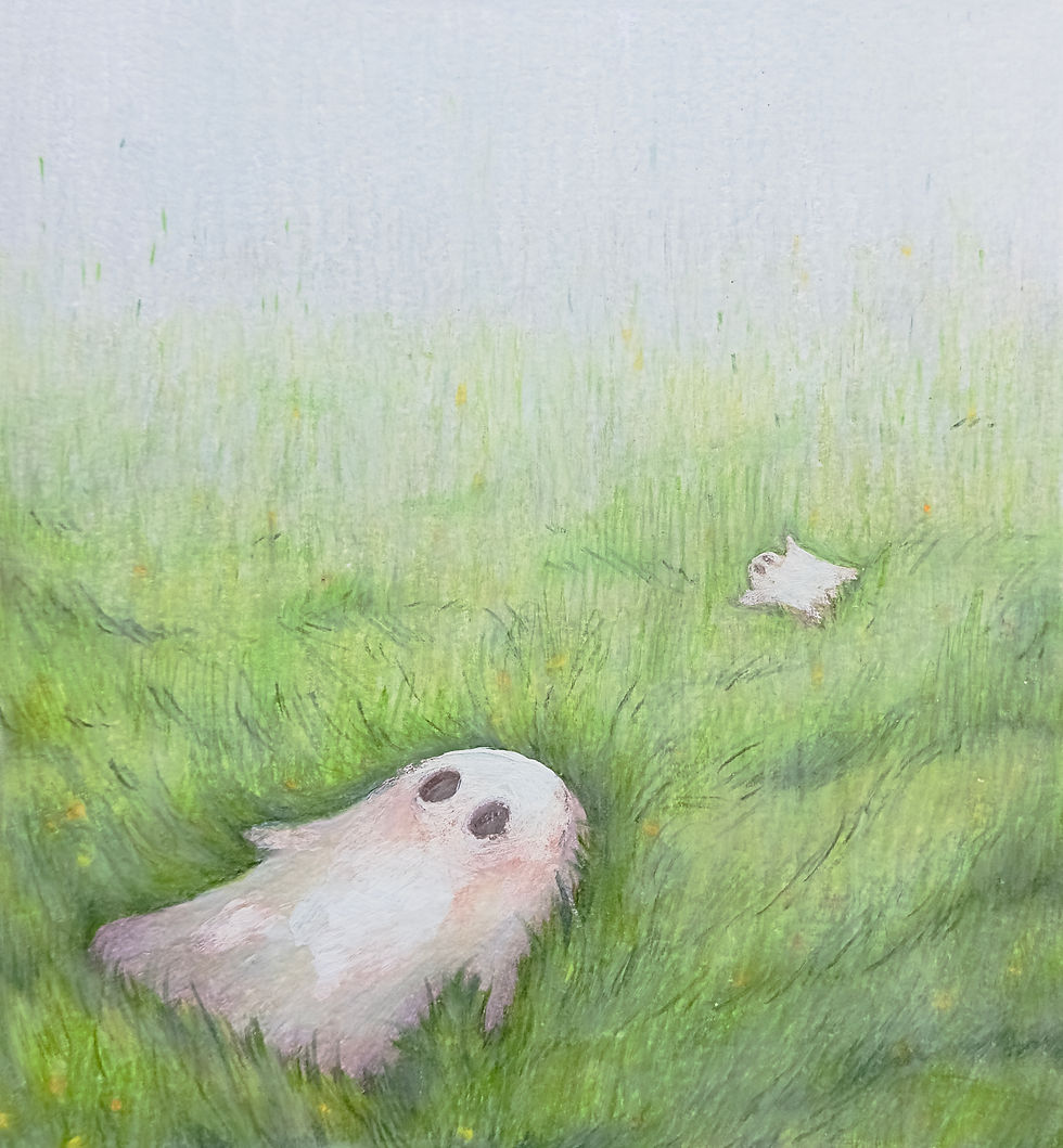 Thumbnail: Originals | Small Ghost Paintings