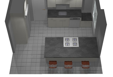 Kitchen Remodeling 3D plans