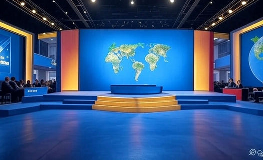 MAXMedia Partners creates dynamic stage environments with a controlled budget.