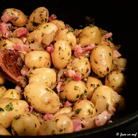 Pommes de terre aux lardons
