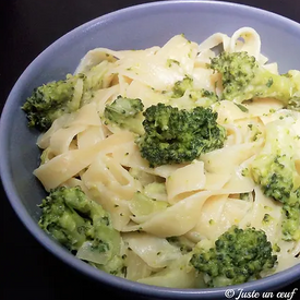 Tagliatelles aux brocolis