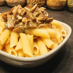 Penne aux pleurotes