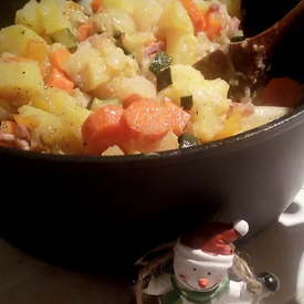 🎄 Nouvelle recette de fêtes : Cocotte de légumes d'hiver (avant les gros repas de famille !) 🎄