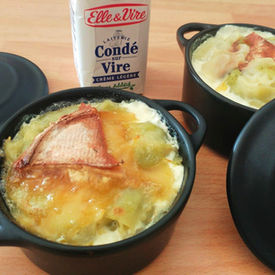 Gratin de ravioles au Reblochon