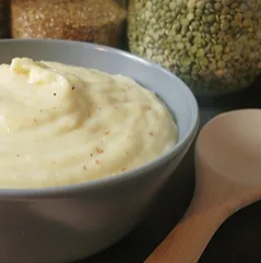 Purée de panais au lait de soja