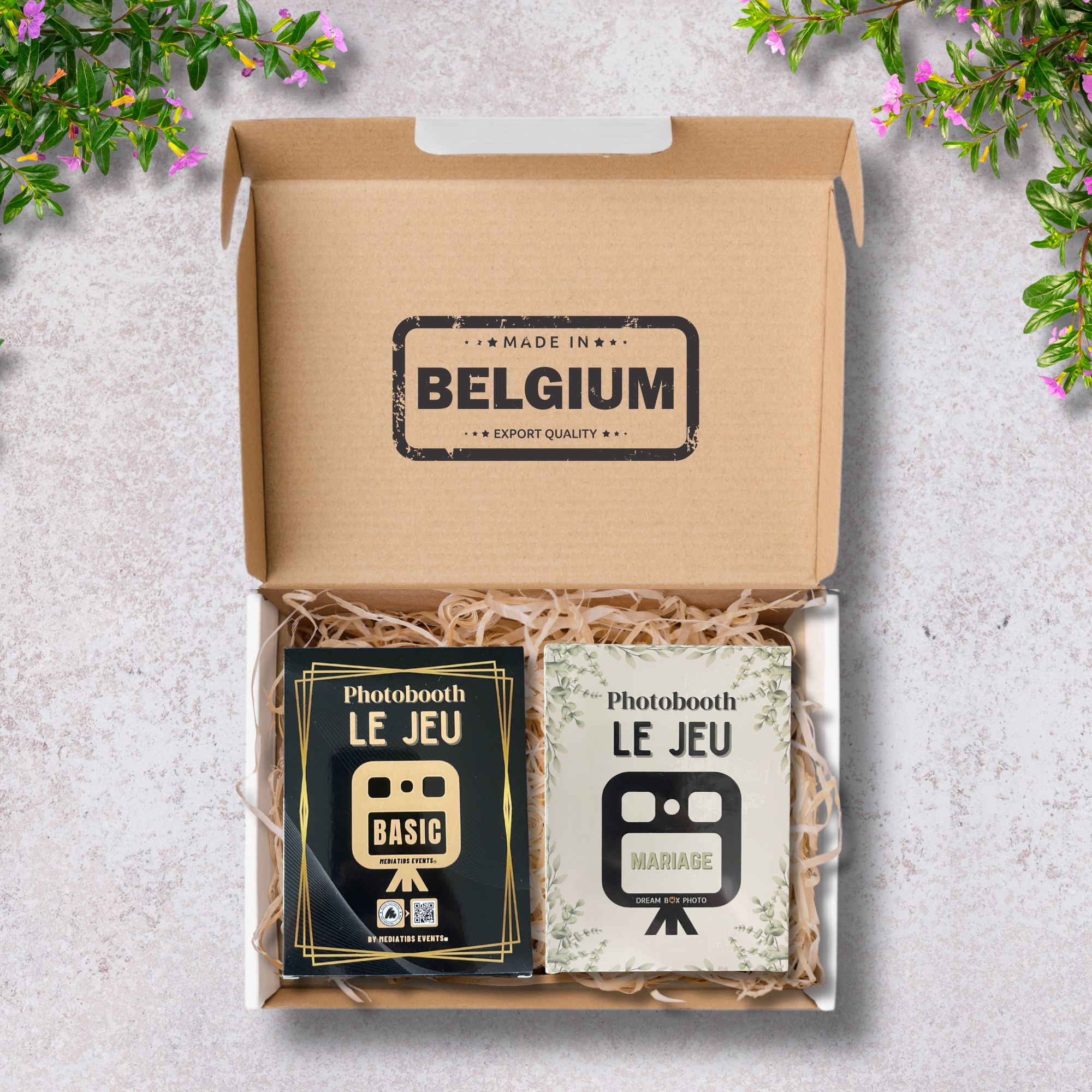 Pack DUO – Le JEU du Photobooth (Édition Mariage + Édition Basic)