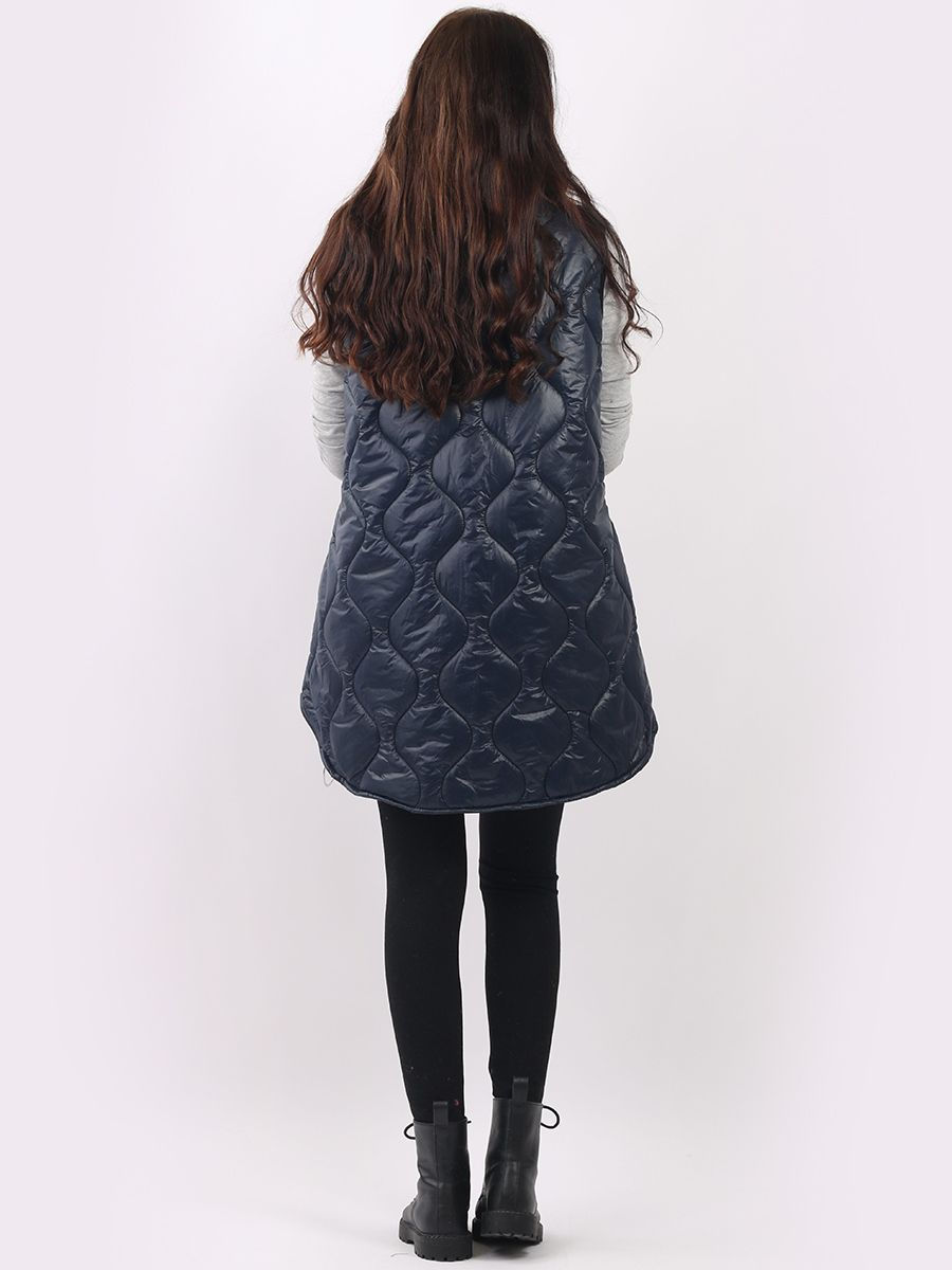 Thumbnail: CODE PAR1 Made In Italy Sleeveless Front Zipper  Puffer Gilet RETAIL $149.95