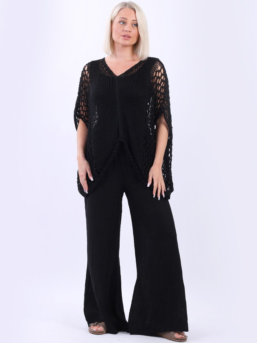 Thumbnail: CODE MEH1-B Italian Mesh Loose OverTop