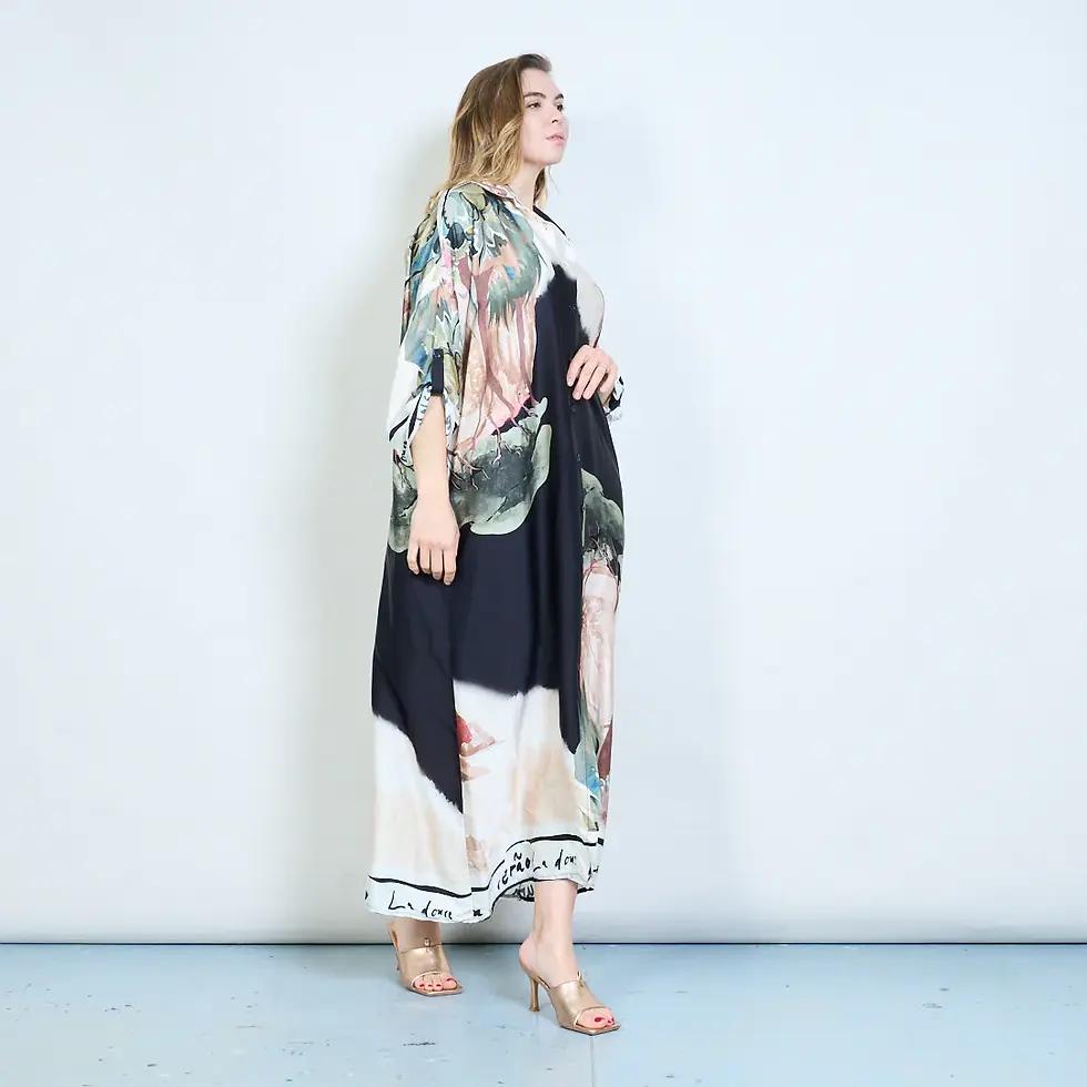 Thumbnail: CODE LEVP99 Italian Relaxed shirt dress silhouette