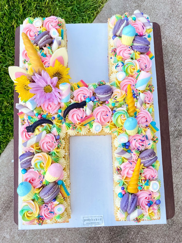 Big Letter Cake | Pretty Baked