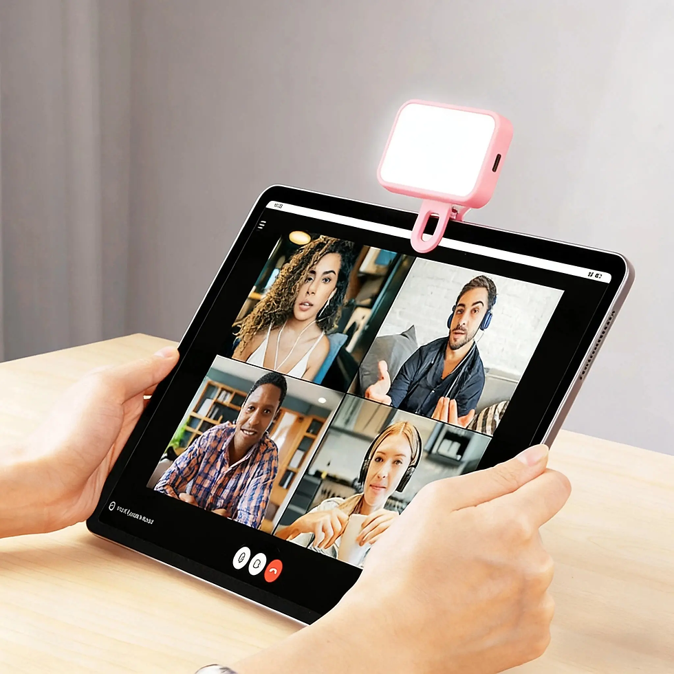 Miniaturbild: 1PC Portable Fill Light, Selfie Led Lights, Video Conference Lighting, Three Lig