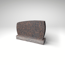 Crescent Top Headstone