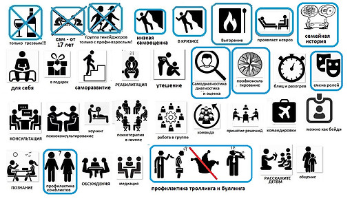 Карты-Призвания, версия Дразнилки, пиктограммы