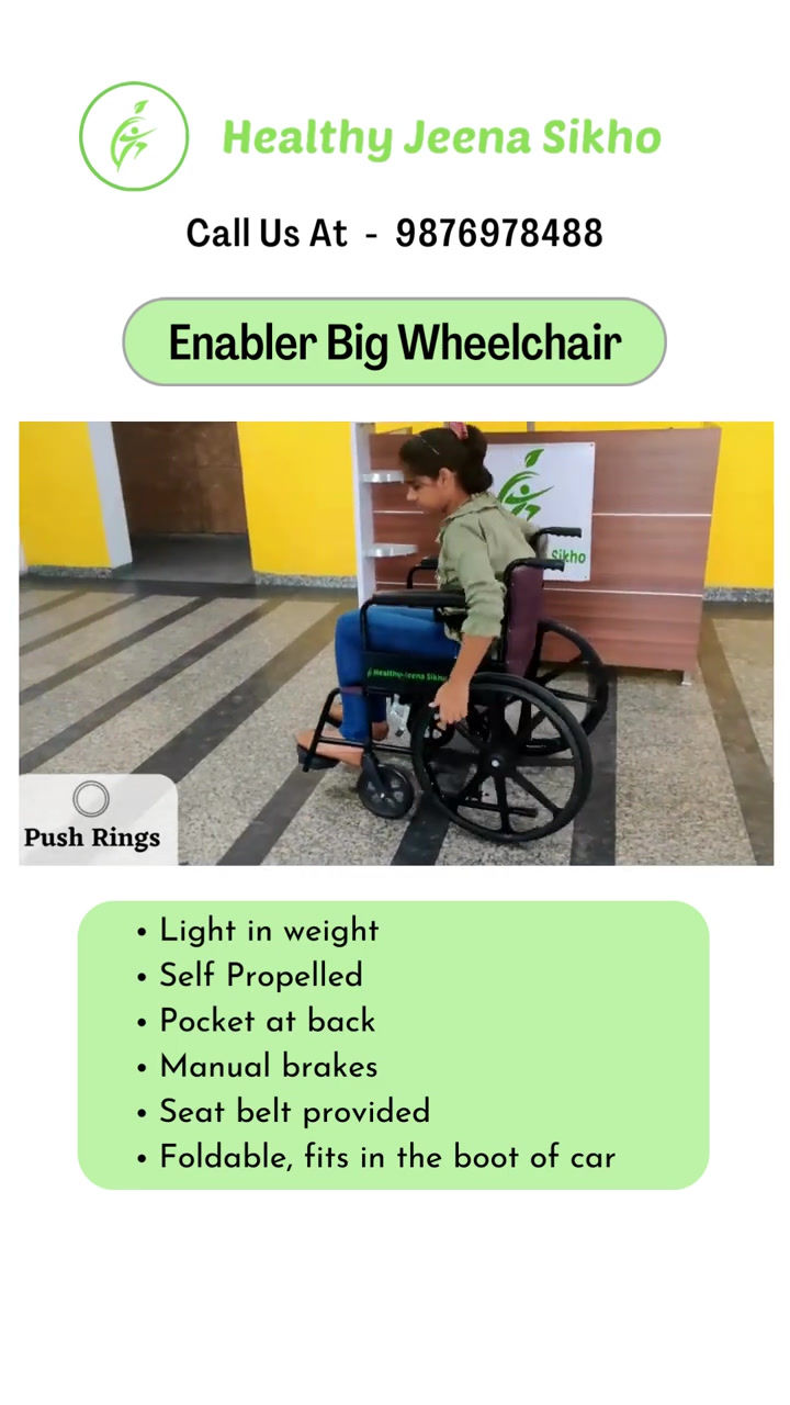 Thumbnail: Enabler Big Wheelchair on Rent and Sale