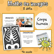 Maths par l'image - Le corps humain (4e)
