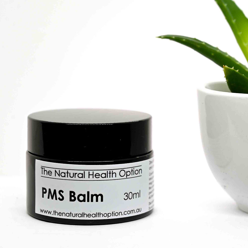 Thumbnail: Botanical PMS balm jar 20ml soothing balm for menstrual comfort