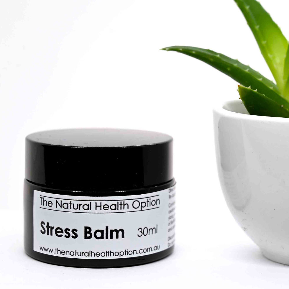 Thumbnail: Botanical stress balm jar 20ml calming aromatherapy balm for relaxation