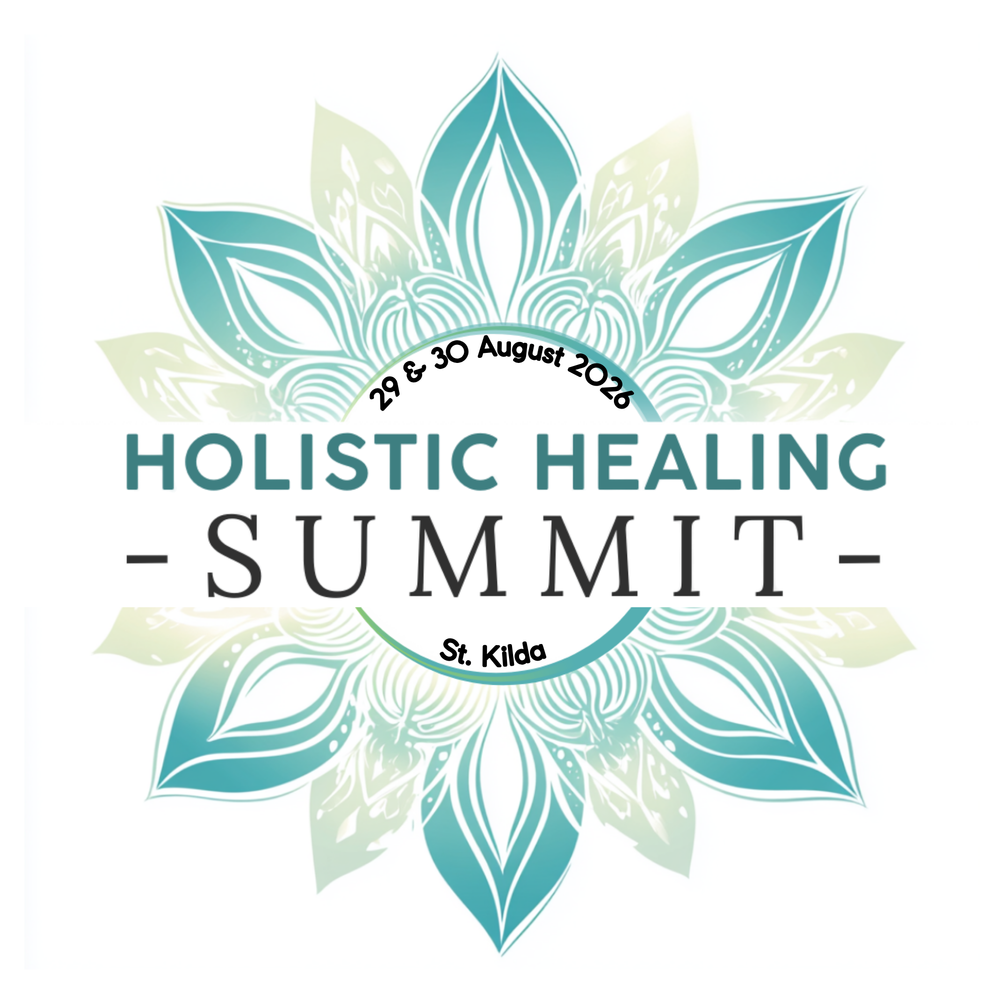 A serene and ethereal natural landscape reflecting transformative healing and wellness