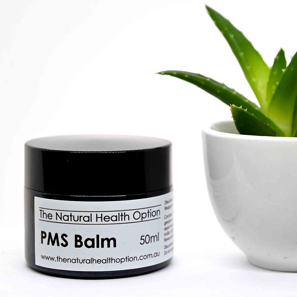Thumbnail: PMS relief balm botanical blend designed for menstrual cycle comfort
